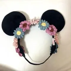ミニー花柄カチューシャ