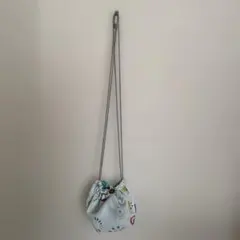 花柄模様の巾着袋