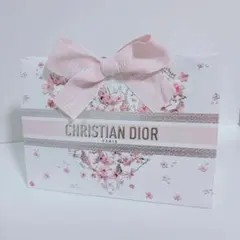 DIOR ショッパー 2026 限定 ギフトラッピング　花柄ショップ袋
