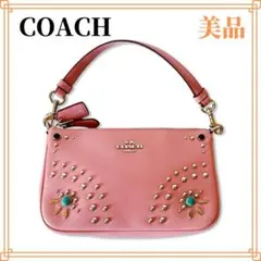 レア 未使用級 COACH HOBO ビジュー 2way バッグ スタッズ - メルカリ