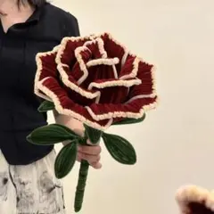 フランスアンティーク 布花のブーケ10本 美品 コサージュ - メルカリ