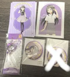 まどマギ くじメイト 暁美ほむら ほむら 缶バッジ　5点