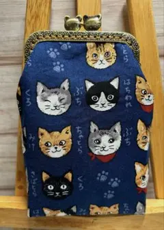 ☆猫ちゃん図鑑BU☆タバコケース☆アイコスケース☆がま口ポーチ☆小物入れ