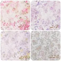 ୨୧ リバティ パッチンピン オーダー  入荷見本生地  no.７　୨୧