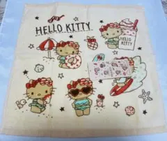 ★HELLO KITTY★ ハローキティ サマー柄 ウォッシュタオル 新品送料込