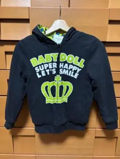 【新品】BABY DOLL リバーシブル 黒 パーカー