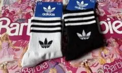 adidasメンズソックス2足セット