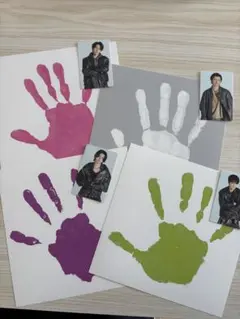 timelesz FC限定メッセージ付き手形　3形態同時購入特典トレカ