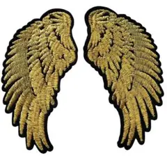天使の羽・アイロンワッペン2個セットG☆
