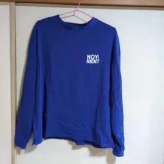 SHEIN　ブルー長袖Tシャツ