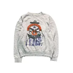 7AS6 イタリア製　スウェット　トレーナー　グレー　トップス　長袖　古着