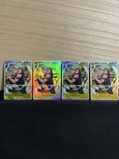 ワンピースカード　ロロノア・ゾロ　SR4枚セット