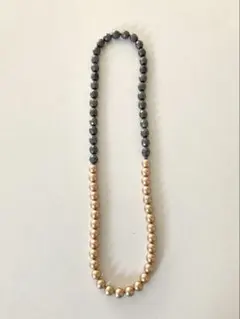 FLORIANフローリアン 2カラービーズネックレス