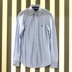 y*i様 Polo Ralph Lauren 長袖青と白ストライプ　ニットドレス