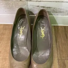 YSL イブサンローラン パンプス　サイズ36 23㎝　ブラウン 靴 レディース