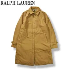 【人気】 【上質】 ラルフローレン 中綿入り ロングコート 11 ブラウン ♪