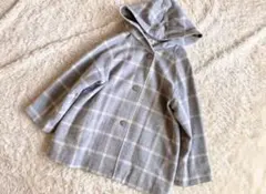 a.v.v グレイのAラインコート120cm 上着アウター　110 100 灰色