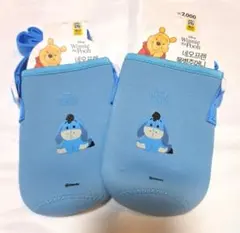 ∞ディズニー∞イーヨー 水筒カバー 2個セット　韓国DAISO　新品のサムネイル