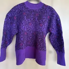 レディース　クルーネックセーター　M