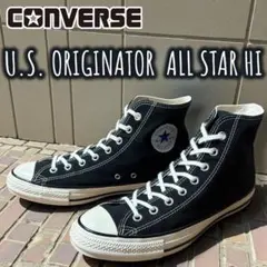 【美シルエット】コンバース USオールスターHi USオリジネーター ブラック