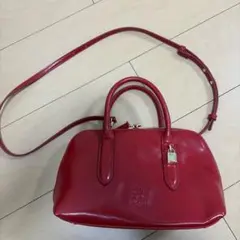 snidel ラウンドミニボストン　スナイデル　レッド