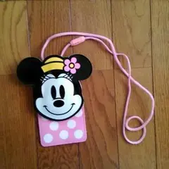 ミニーちゃん　チケットホルダー　チケットケース　ディズニー　レトロ