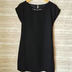 フレンチスリーブ ワンピース ひざ丈