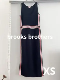 ブルックスブラザーズレッドフリースノースリーブワンピーススポーティサイドライン