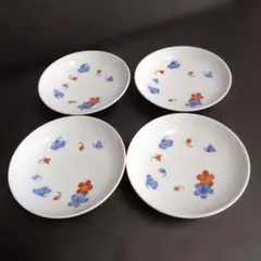 未使用 鍋島御庭焼 小皿4枚　創作料理 お祝い 料亭 懐石料理 おもてなしのサムネイル