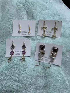 handmadeハンドメイド add pink ピアス まとめ売り