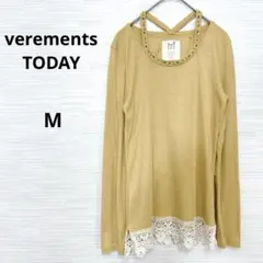 美品★verements today チュニック Mサイズ フラワーモチーフ