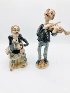 音楽家の陶器フィギュアセット