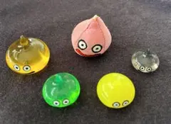 ドラゴンクエスト　スライム　アクリルストーン4体セット+ミニぬいぐるみ