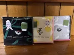 最終お値下げ【新品】ケイトスペード　タオルハンカチ（3枚セット）