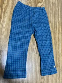 未使用に近いファミリア　チェックパンツ　現行品　男女兼用