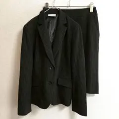 s0726【エマジェイムス】レディースストライプスカートスーツセットアップ