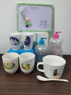 ※非売品※【新品、未使用品】ムーミン　ホワイトボード、ペア湯呑み、スープマグ　等
