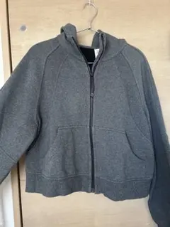 Lululemon グレー フード付きパーカー XS/S