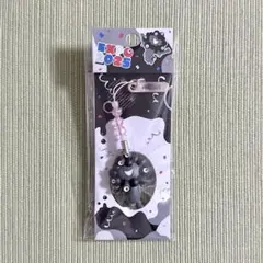 【新品未開封】大阪関西万博★黒ミャクミャク 立体パーツ ストラップ ピンク 走る