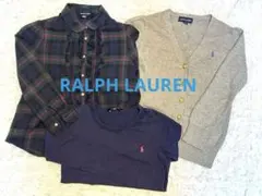 特割最終値下セット❗️ラルフローレンキッズ　長袖シャツ・カーディガン・カットソー