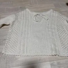 GU ホワイト カーディガン S