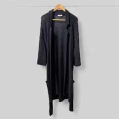 【美品】EPOCA ロングラメニットカーディガン