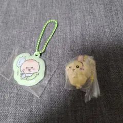 ちいかわベビーキーホルダー/くりまんじゅう、ビスケットキーホルダー/うさぎ