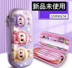 ラブブ筆箱 大容量 ユニコーン 女の子 可愛い3Dペンケース軽量 入学祝い