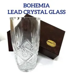 BOHEMIA LEAD CRYSTAL GLASS フラワーベース　ガラス花瓶