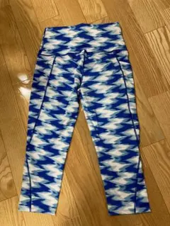 新品 七分丈ヨガフィッネス用ハイウエスト 美脚レギンス・サイズＬ