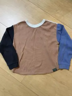 BREEZE 長袖カットソー ワッフル生地 130cm ロンT