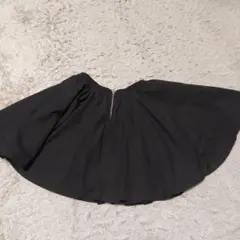 ミニフレアスカート 黒