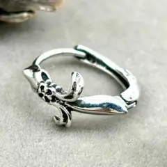 フープピアス メンズ シルバー リングピアス 新品 未使用 【PN278-1】