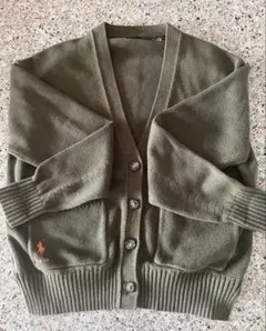 Polo Ralph Lauren ニットカーディガン XS オリーブグリーン